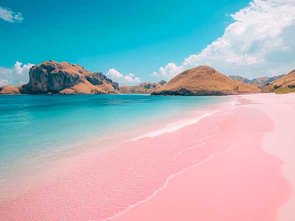 Escale Indonesie (Pink Beach)