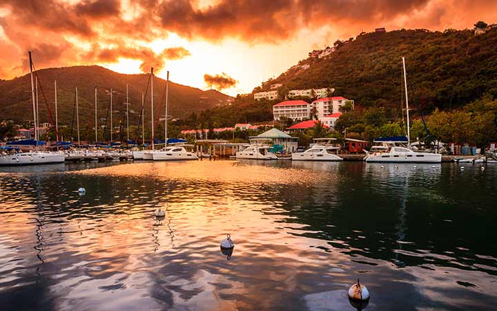 Photo escale tortola iles vierges britanniques