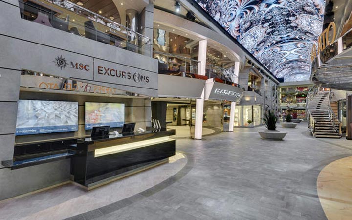 Photo Galleria & MSC Excursions office