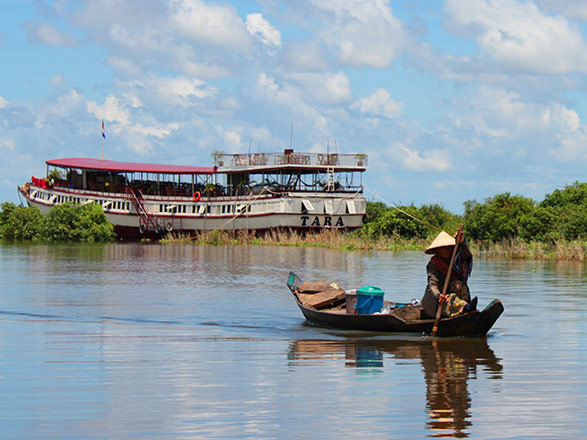 Escale LAC TONLÉ - KAMPONG CHHNANG - KAMPONG TRALACH