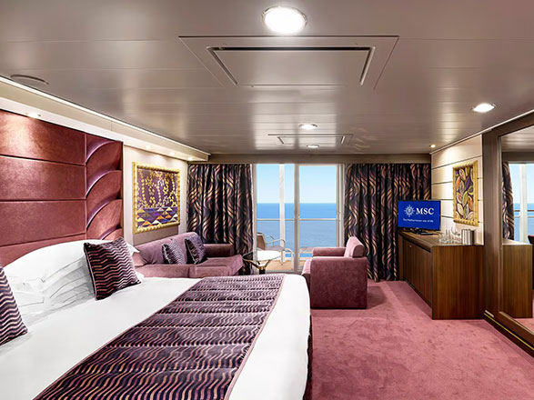 Yacht club deluxe balcon MSC Fantasia
